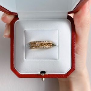 Swarovski Gold-Tone Sparkle Ring